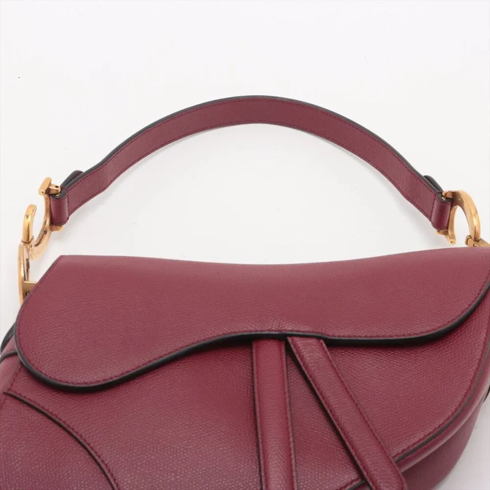 SOLD OUT ❌ Christian Dior Saddle Medium Bag Leather bag Red - Picture 6 of 10